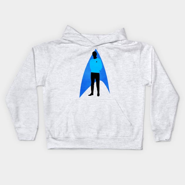 Star Trek - Minimalist Spock Kids Hoodie by AdriansFinalFrontier